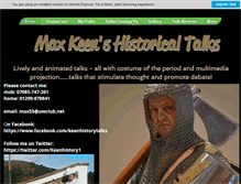 Tablet Screenshot of keenhistorytalks.com